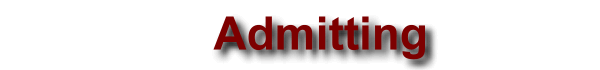Admitting